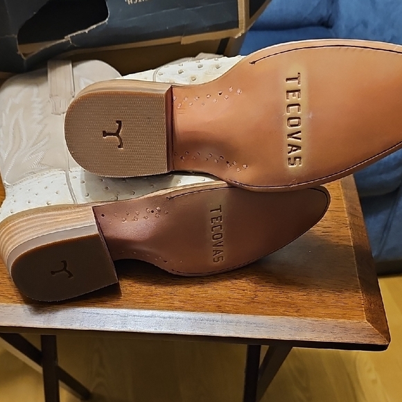 Tecovas Men's Cream Western Boots - Picture 14 of 14
